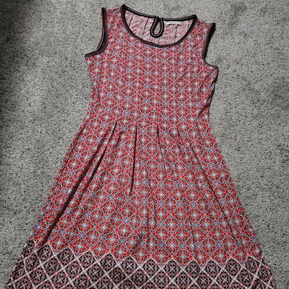 Sleeveless printed dress - Picture 2 of 4